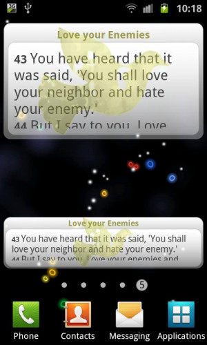 Words of Jesus Daily Bible - screenshot