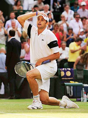 No American man, including Andy Roddick, has won a Grand Slam tennis