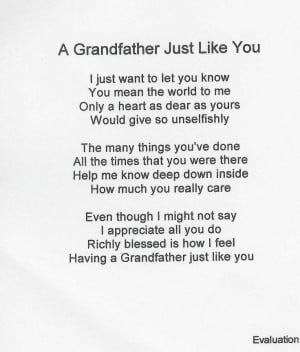 funeral poems for grandpa