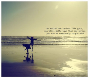 beach, girls, quote, sea, sky