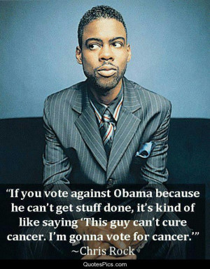 This guy can’t cure cancer – Chris Rock