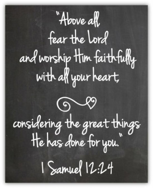 ... Great things He has taught us, great things He has done, And great our