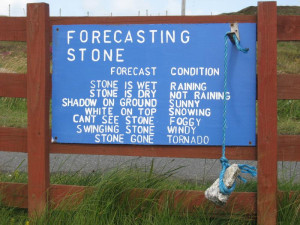 Weather Forecasting Stone Funny Quotes