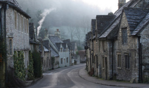 Castle Combe, Wiltshire. On a misty frosty morning by Peter Hulance on ...