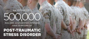 ... Afghanistan Veterans have symptoms of post-traumatic stress disorder