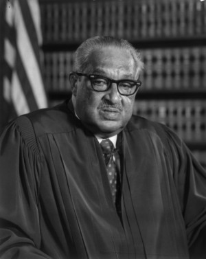 Thurgood Marshall, a prosecutor in the Brown v. Board of Education ...