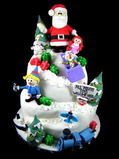 Land of the Misfit Toys excellent cake but needs Rudolph added More