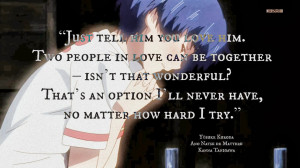 Anime Quote: Ano Natsu de Matteru