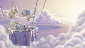 Tatty Teddy and Blue Nose Friends Sky Scape