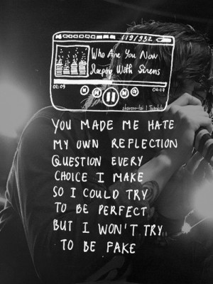 sharon-lai:Haunting songs: Who Are You Now - Sleeping With Sirens