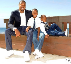 DADDY & ME: Dwyane Wade Gets New Family Portrait With Sons, Pens ...