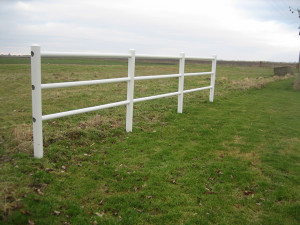 pvc plastic used vinyl fence for horse