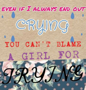 Cant Blame A Girl For Trying - lyrics ~ BY: Sabrina Carpenter