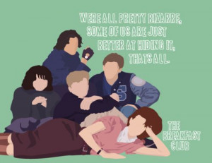the breakfast club. Claire, Brian, Andrew, Bender, Allison!! ♥