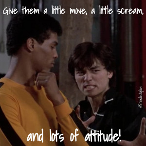 Johnny Yu quote from The Last Dragon