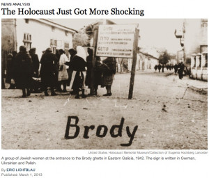 THIRTEEN years ago, researchers at the United States Holocaust ...