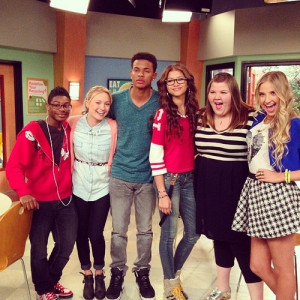 Zendaya and the cast of “K.C. Undercover” shooting the pilot ...