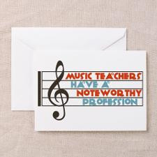Music Teacher Greeting Cards (Pk of 10) for