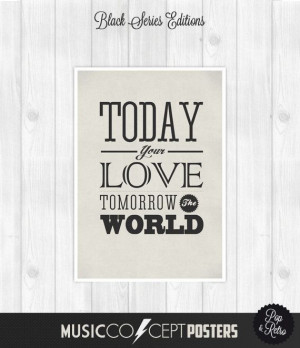The Ramones Today your love tomorrow the by MusicConceptPosters, $16 ...