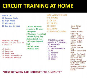 Circuit Training at Home