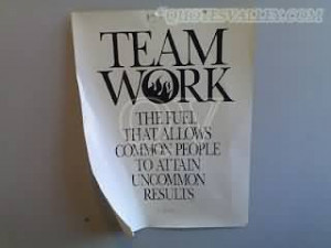 christina lovejoy the nice thing about team work team work