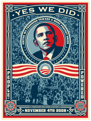 Shepard Fairey / Obey Giant Obama Campaign Posters