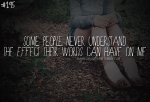 Can Never Understand Me Quotes