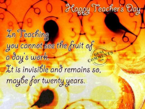 Happy Teacher’s Day Comments