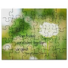 True Friends Anne Quote Puzzle for