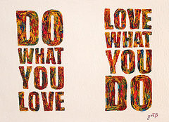 Inspirational Quotes Painting Framed Prints - Inspiring palette knife ...