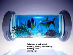 Relations are all about: Winning, Losing and Sharing. Winning Trust ...