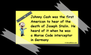 Johnny Cash Was The First American To Hear Of Joseph Stalin's Death ...