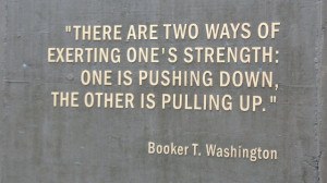 Quote which appears on memorial wall.