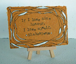 ... Shakespeare Original Illustration Shakespeare Quote by