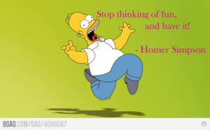 Homer Simpson's words of wisdom
