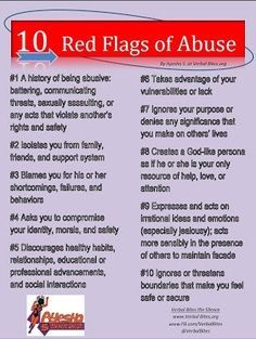 signs of domestic violence and abuse -