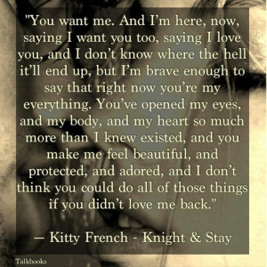 Knight & stay by Kitty French