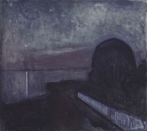 Starry Night, 1893 by Edvard Munch