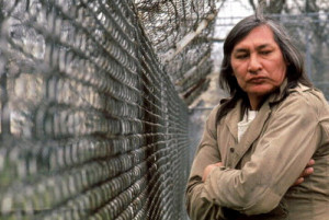 Chief Bromden looking sad in the film One Flew Over the Cuckoo's Nest