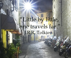 Travel a road of literate quotes about the journey