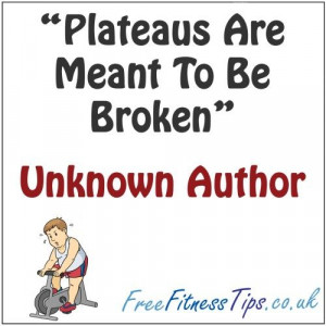 Plateaus Are Meant To Be Broken