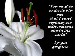 You Must Be Something Special....