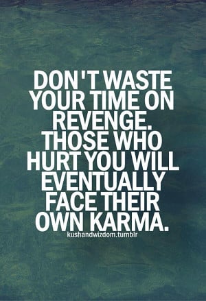 Revenge and karma