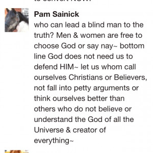 Food for Christian thought...