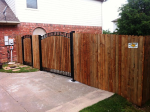 another look from privacy fence install