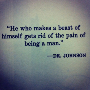 Dr. Johnson ( Samuel Johnson )
