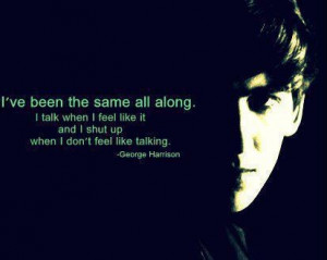 Via All Things George Harrison!