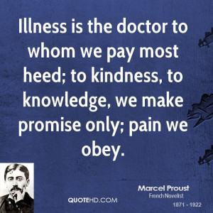 Marcel Proust Medical Quotes