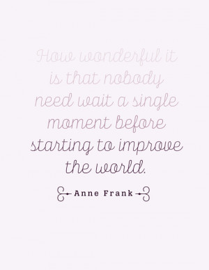 Anne Frank Quote - Alianza