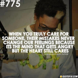 When You Truly Care For Someone..